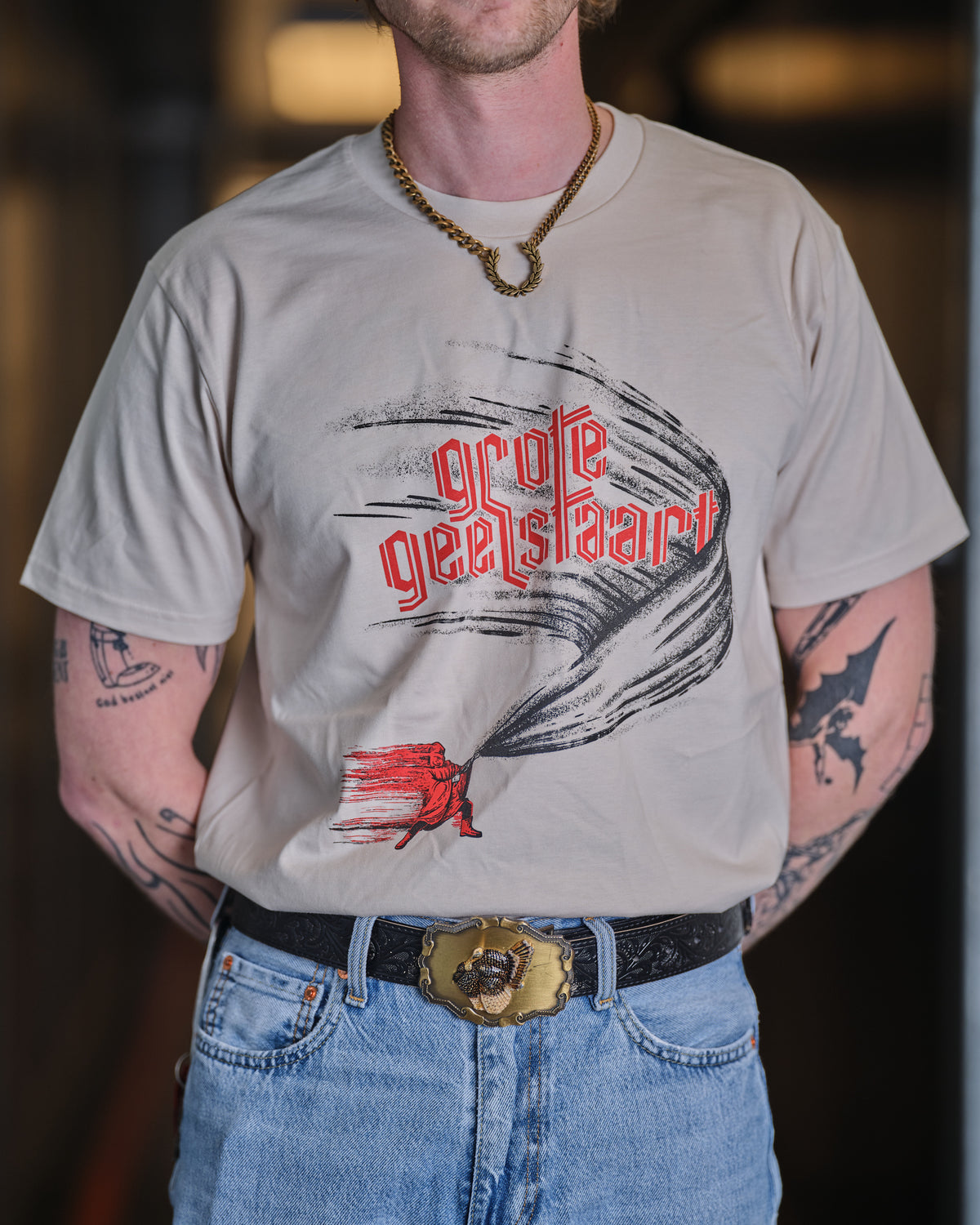 Wij Zinken T-shirt Bone